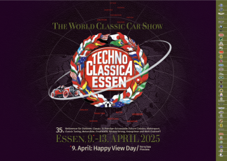 Cover of exhibitor brochure of Techno Classica 2024